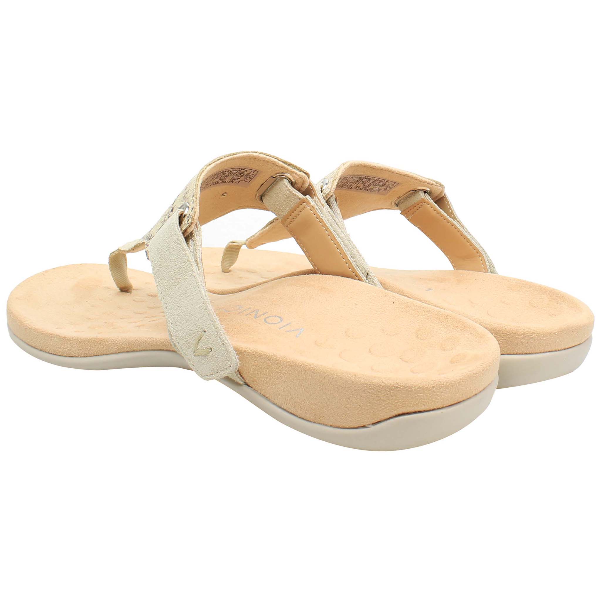 Vionic Rest Wanda Womens Beige Flip-Flops