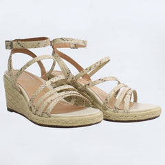 Vionic Ayda Beige Womens Wedges NO BOX