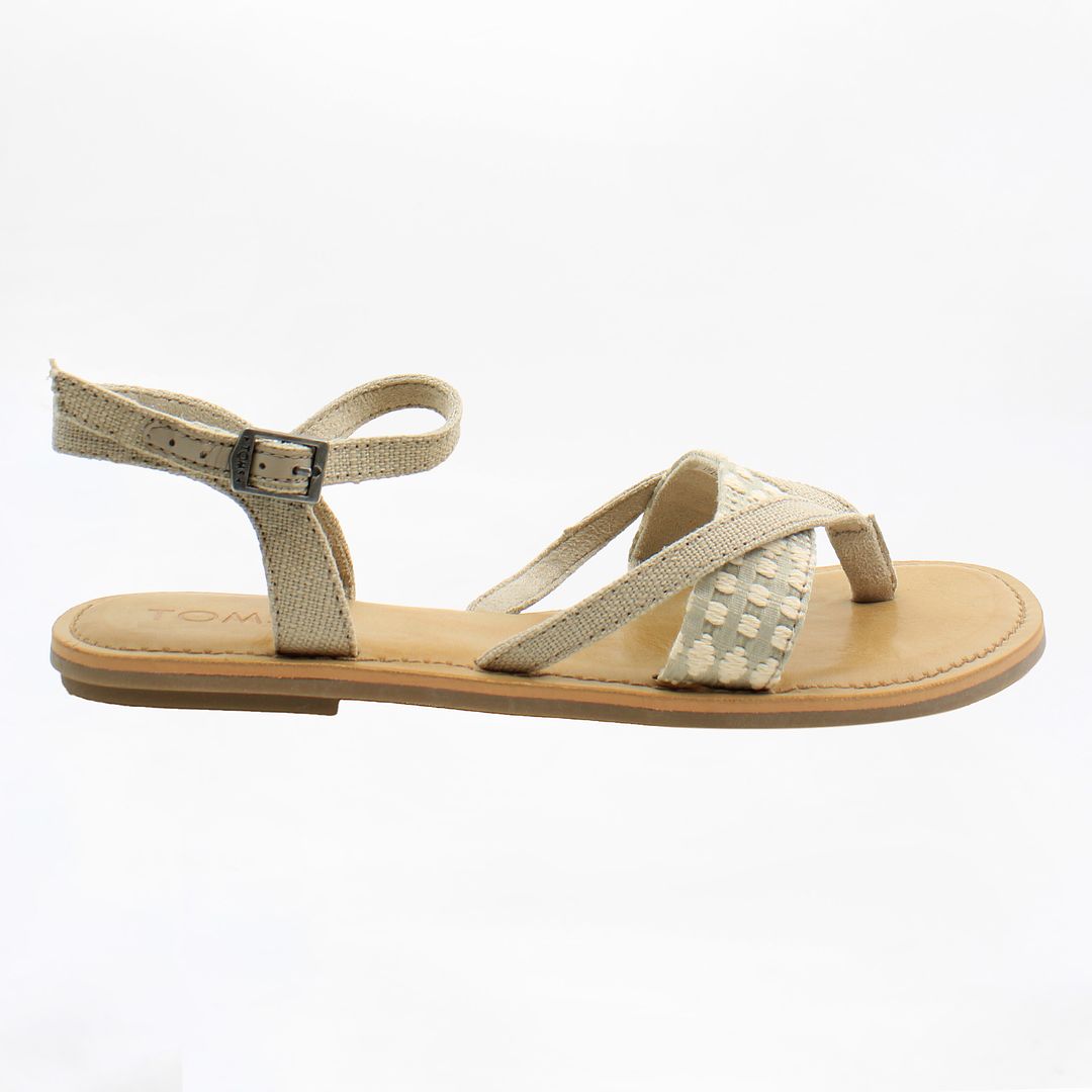 Toms Lexie Womens Beige Sandals NO BOX