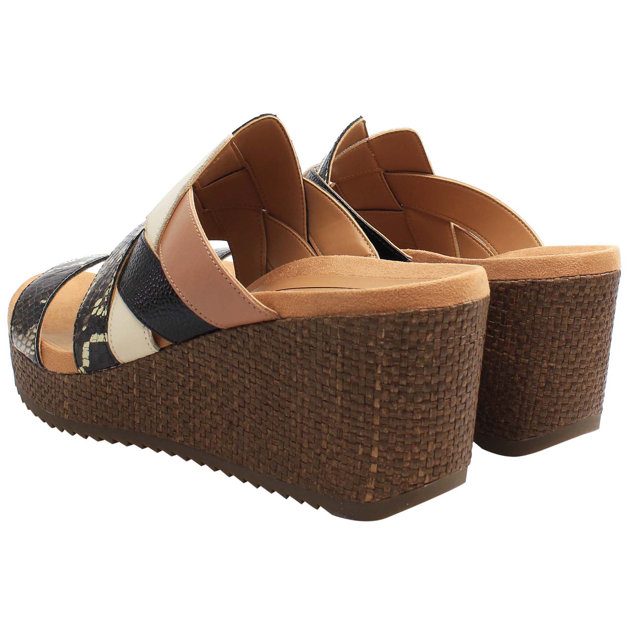 Vionic Tara Womens Brown Wedges