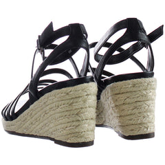 Vionic Ayda Black Womens Wedges