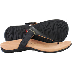 Vionic Rest Wanda Womens Black Flip-Flops