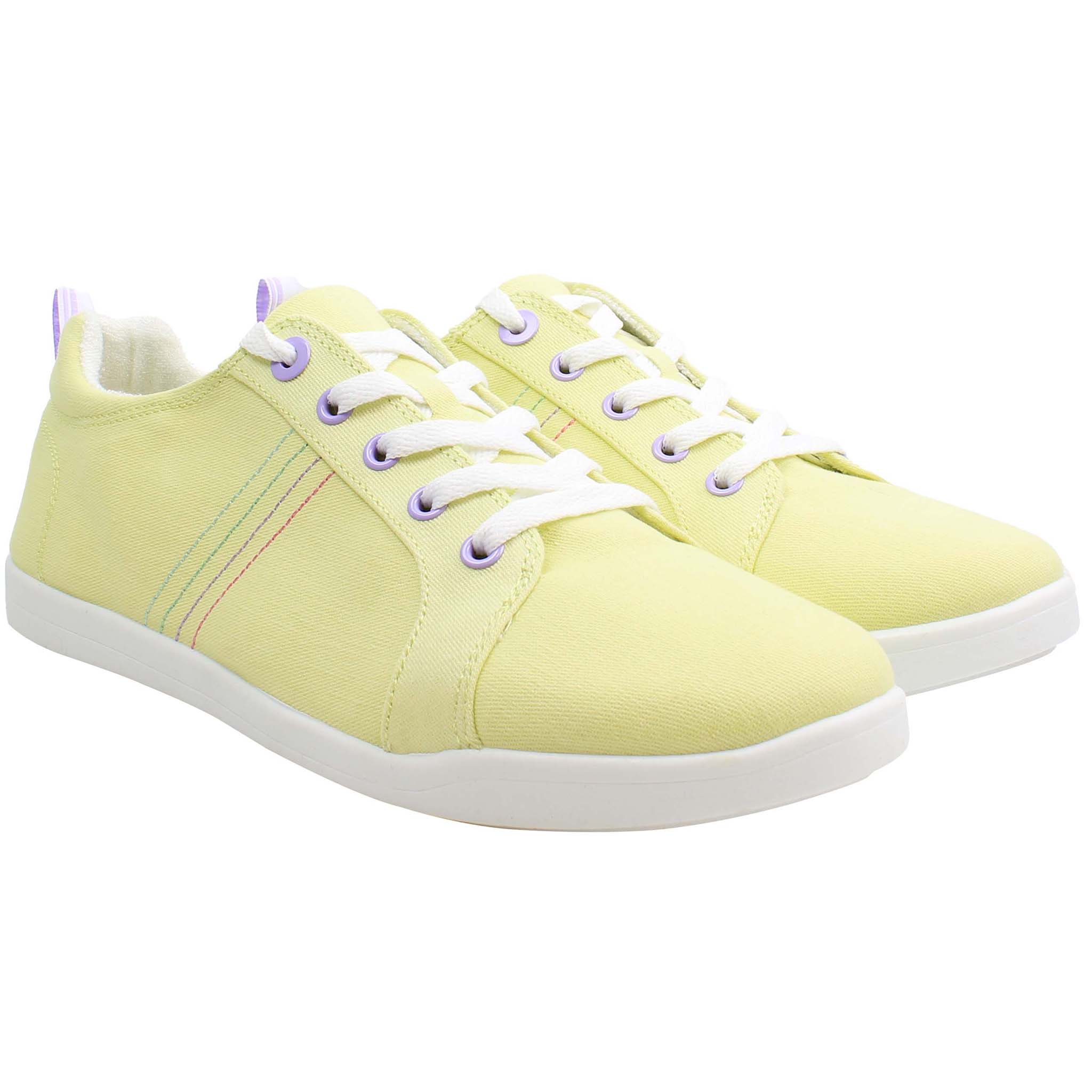 Vionic Stinson Womens Yellow Plimsolls