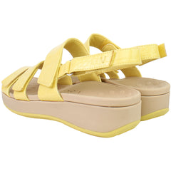 Vionic Roma Womens Yellow Sandals