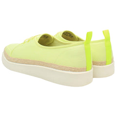 Vionic Jovie Womens Yellow Plimsolls