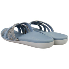 Vionic Dava Womens Blue Sliders