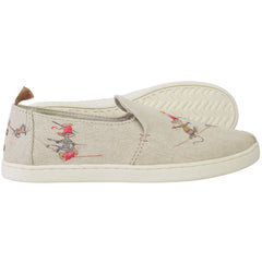 Toms x Disney Deconstructed Gus & Jaq Womens Beige Espadrilles