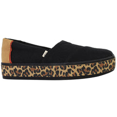 Toms Alpargata Boardwalk Womens Black Espadrilles