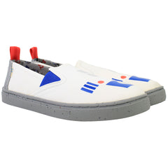 Toms x Star Wars Luca R2D2 Print Kids White Espadrilles