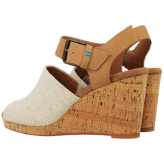 Toms Tropez Womens Brown Wedges
