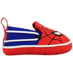 Toms x Marvel Spiderman Face Print Kids Red Espadrilles