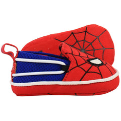 Toms x Marvel Spiderman Face Print Kids Red Espadrilles