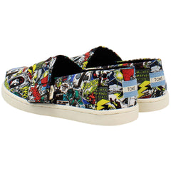 Toms Classic Marvel Print Kids Multicoloured Plimsolls