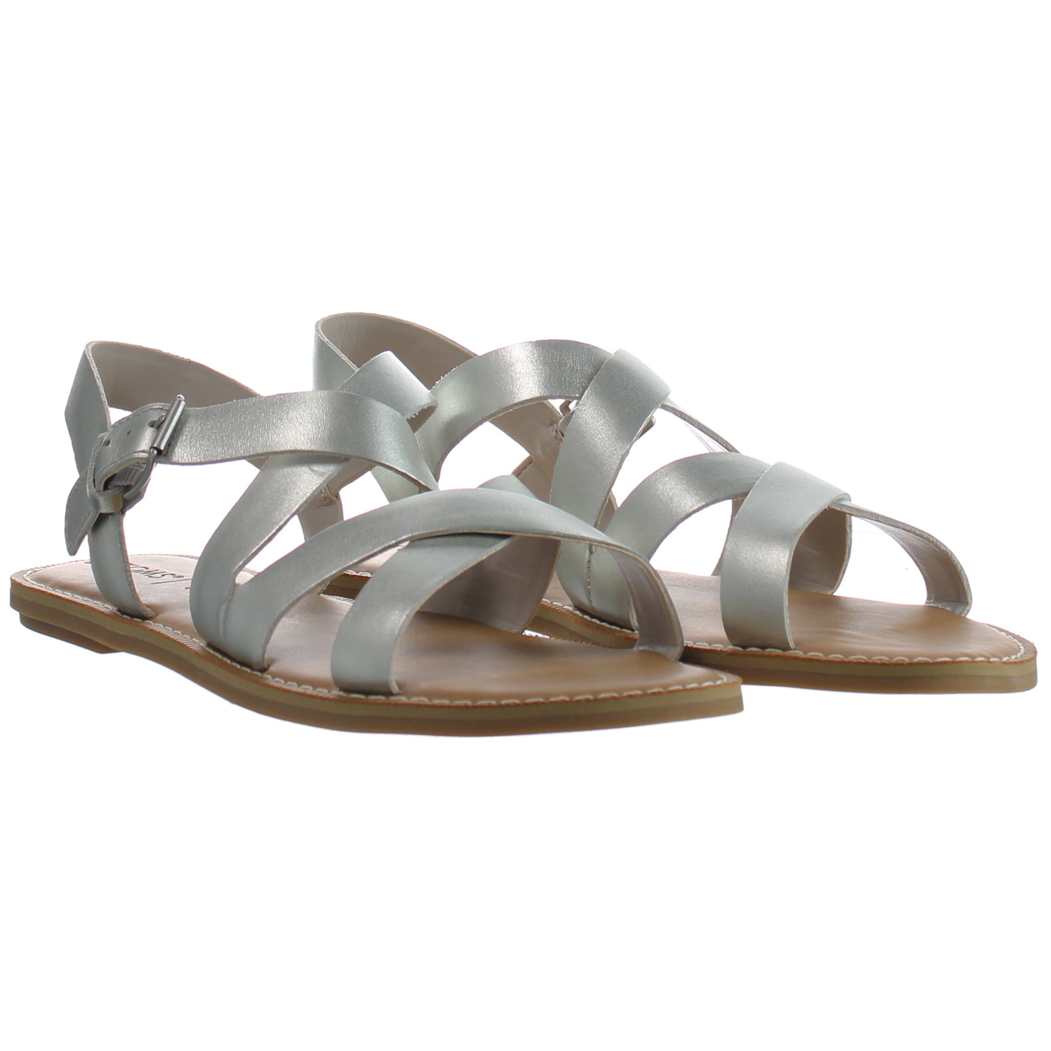 Toms Sicily Womens Silver Sandals