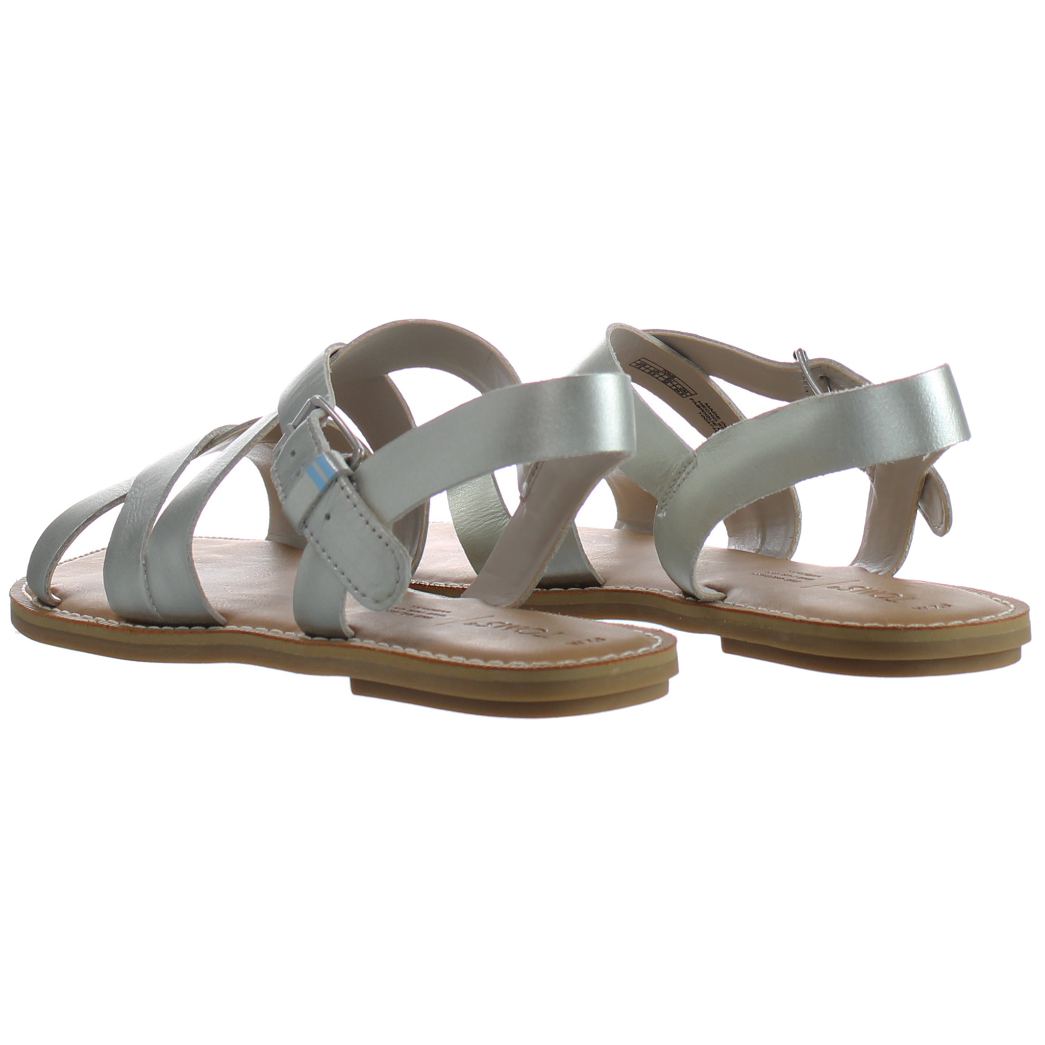 Toms Sicily Womens Silver Sandals