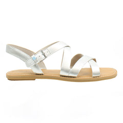 Toms Sicily Womens Silver Sandals NO BOX