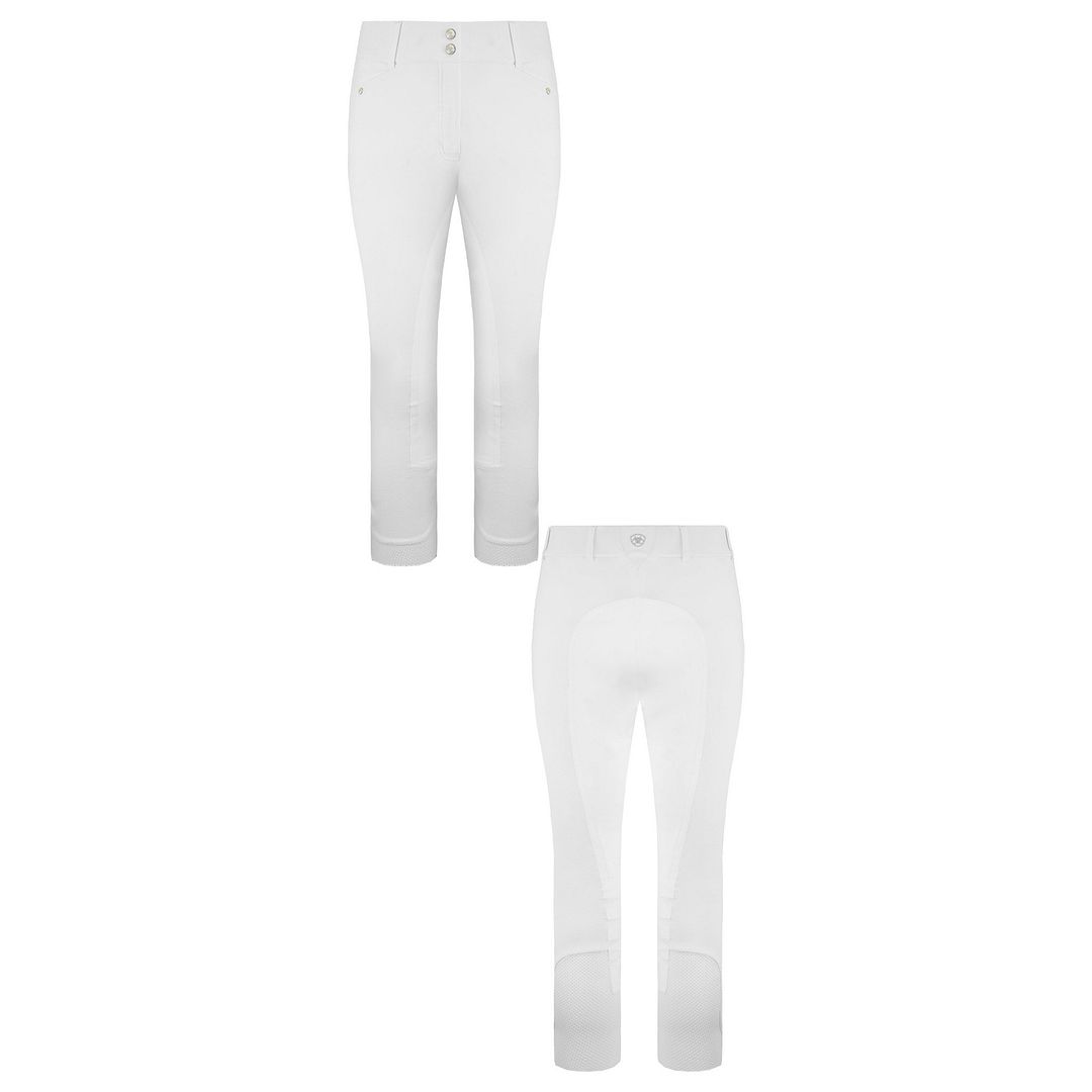 Ariat Heritage Womens White Full Seat Breech