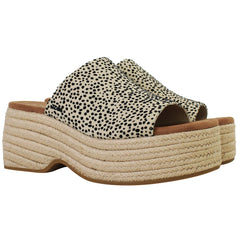 Toms Laila Womens White/Black Mule