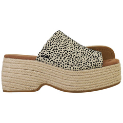 Toms Laila Womens White/Black Mule