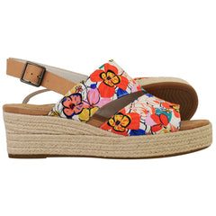 Toms Claudine Womens Multicolour Wedges