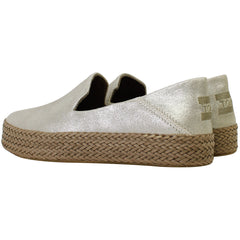 Toms Carolina Womens Silver Espadrilles