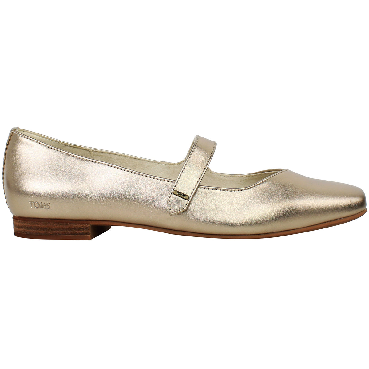 Toms Bianca Womens Gold Shoes
