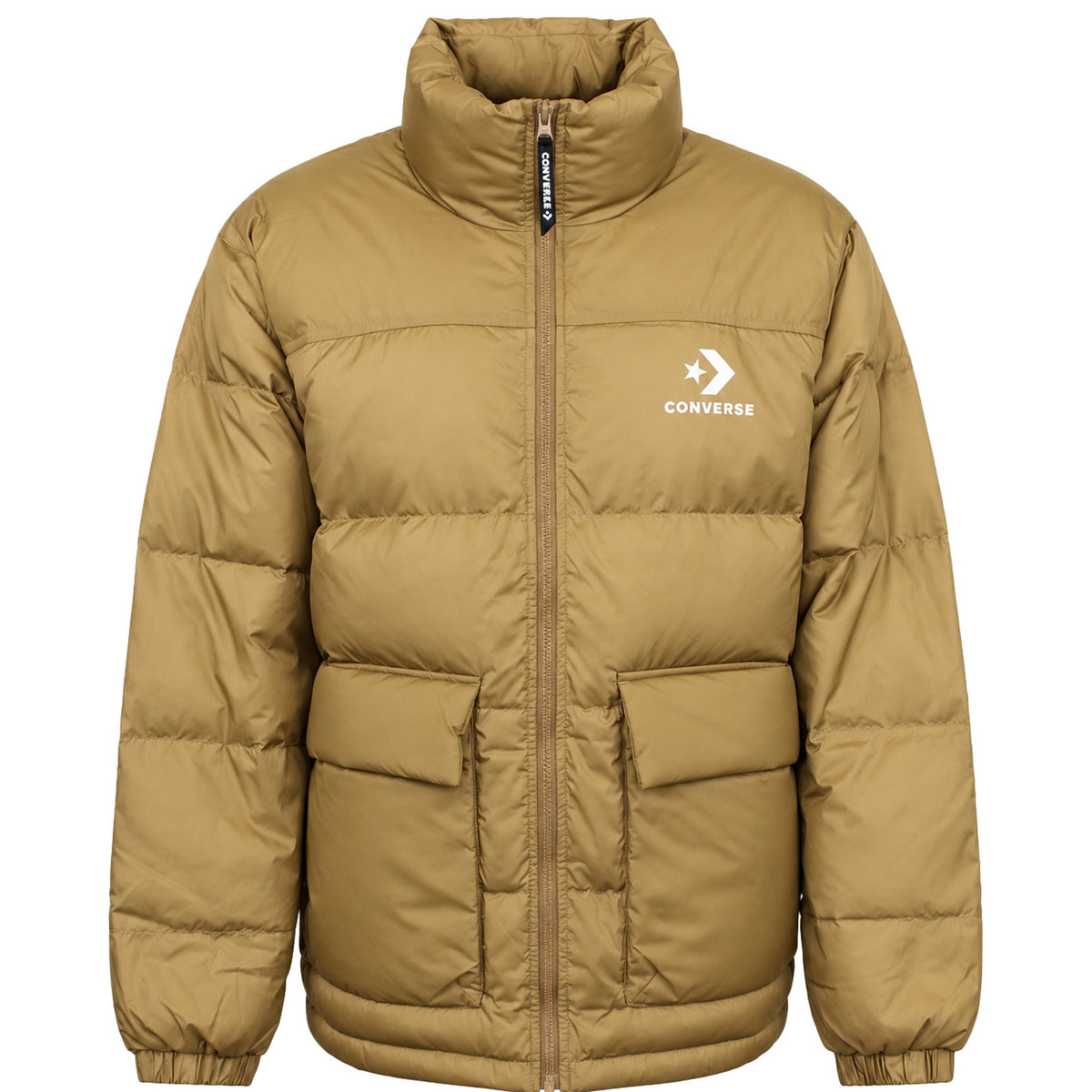 Converse Star Chevron Down Mens Brown Padded Jacket