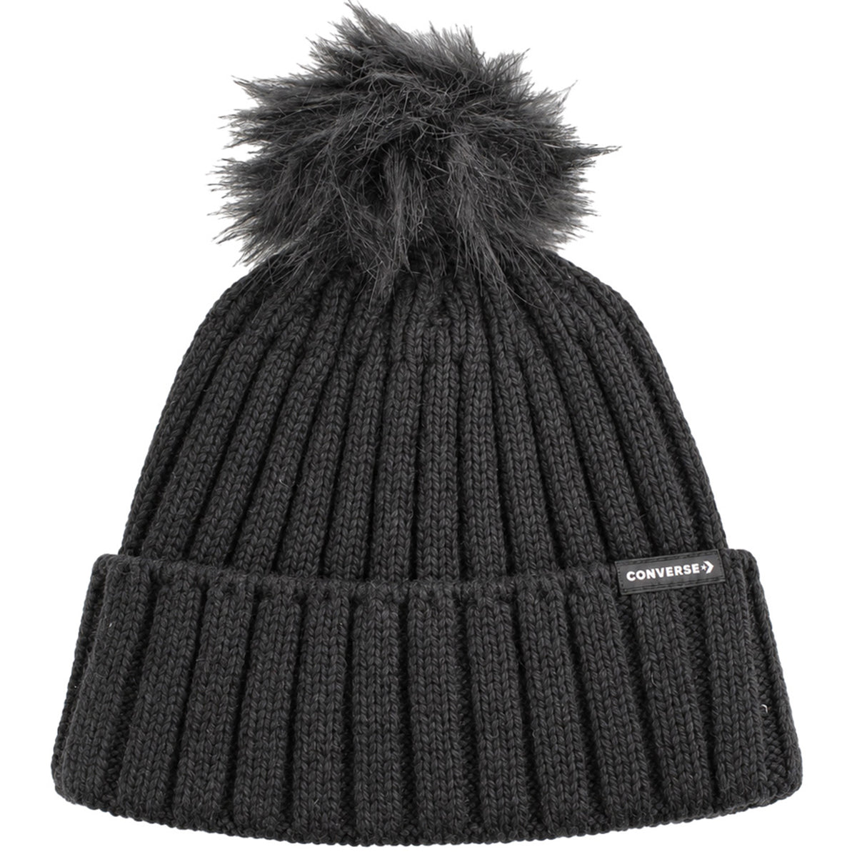 Converse Pom Black Beanie