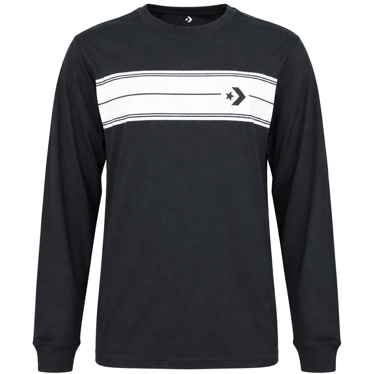 Converse All Star Graphic Mens Black Top