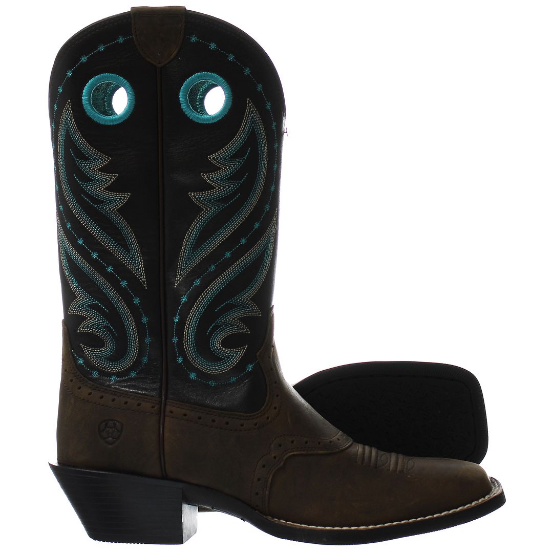 Ariat Round Up Melrose Womens Brown Western Boots