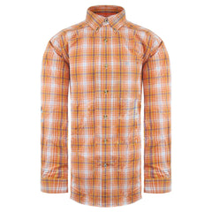 Ariat Wycliffe Mens Orange Shirt