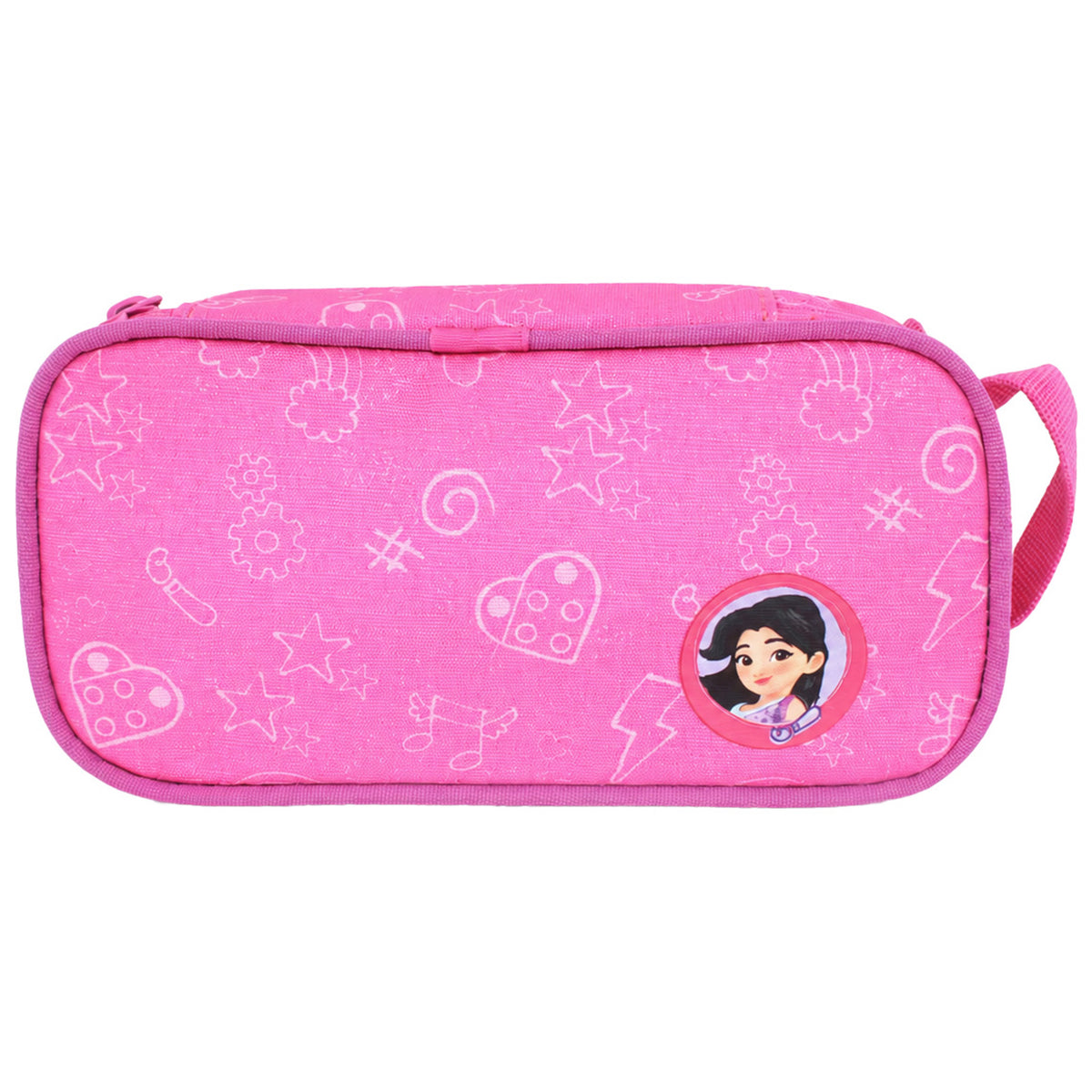 Lego 1L Friends Emma and Chico Kids Pink Pencil Box