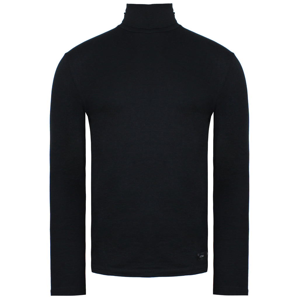 Hom Plain Mens Black Golf Sweater