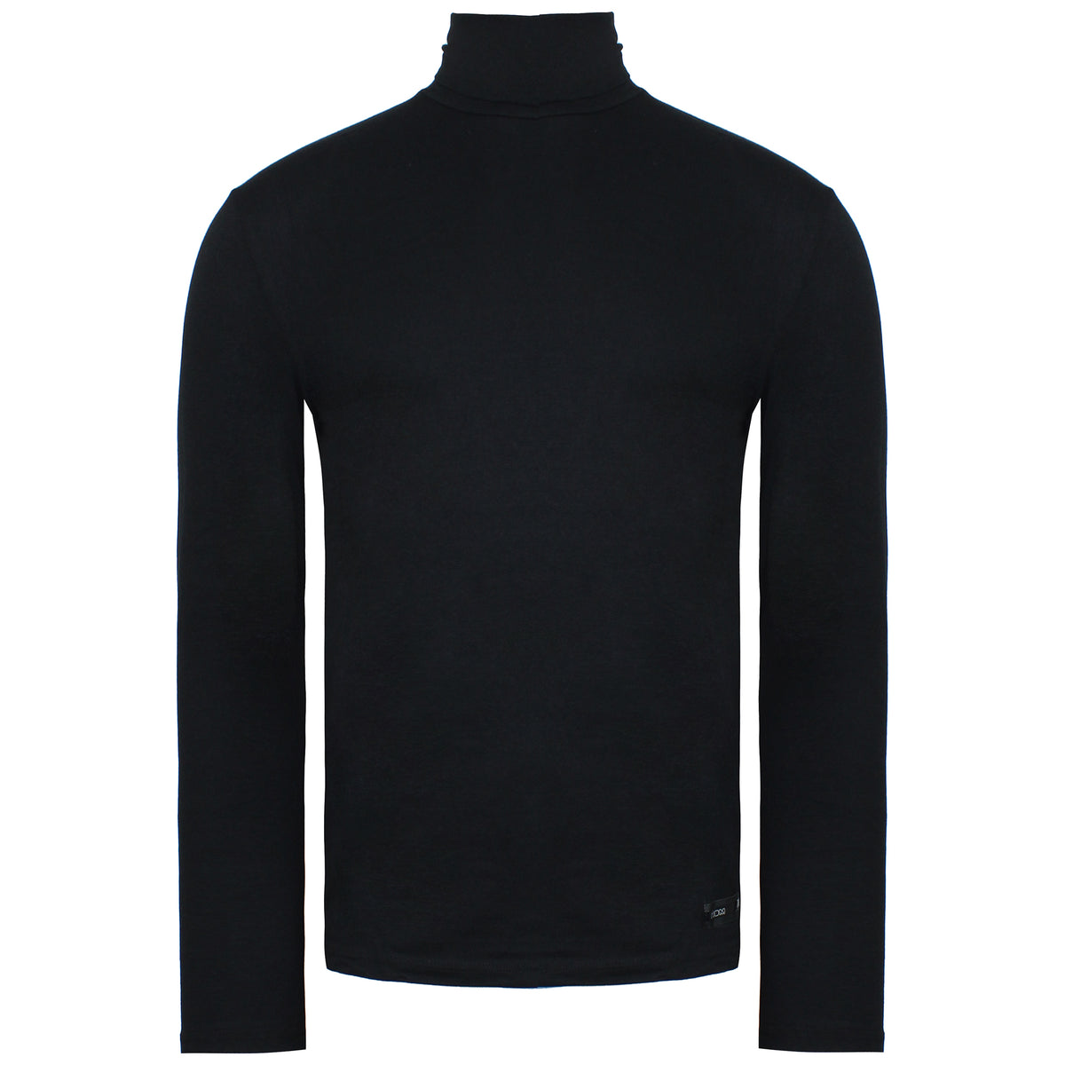 Hom Plain Mens Black Golf Sweater