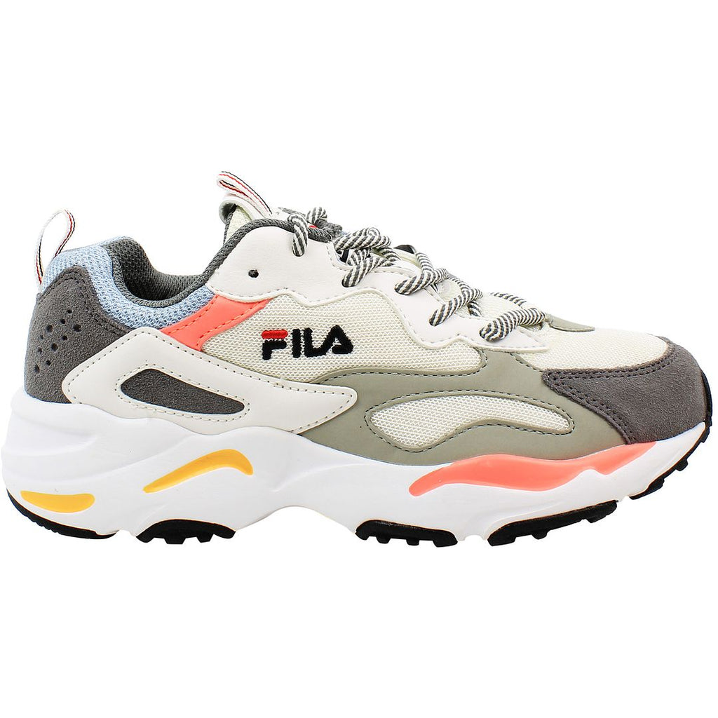 Fila Ray Tracer Womens White/Grey Trainers