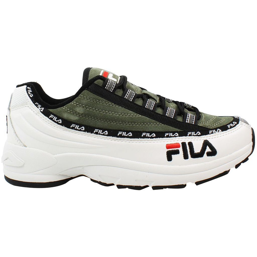 Fila DSTR97 S Mens White/Green Trainers