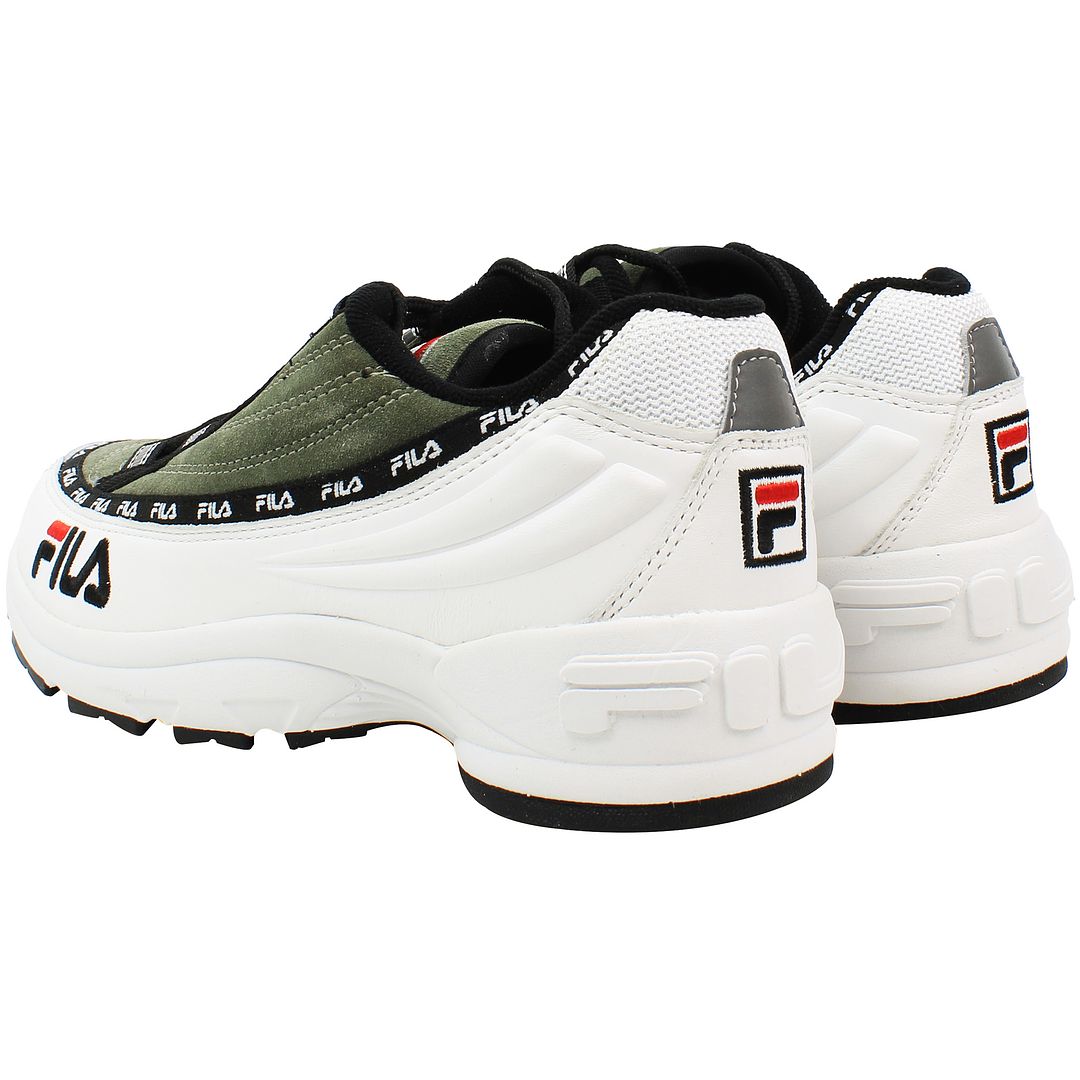 Fila DSTR97 S Mens White/Green Trainers