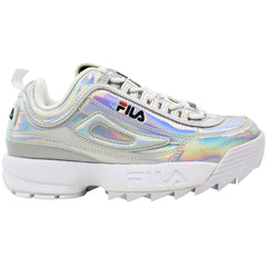 Fila Disruptor M Low Womens Silver Trainers