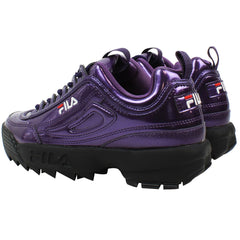 Fila Disruptor M Low Womens Purple Trainers