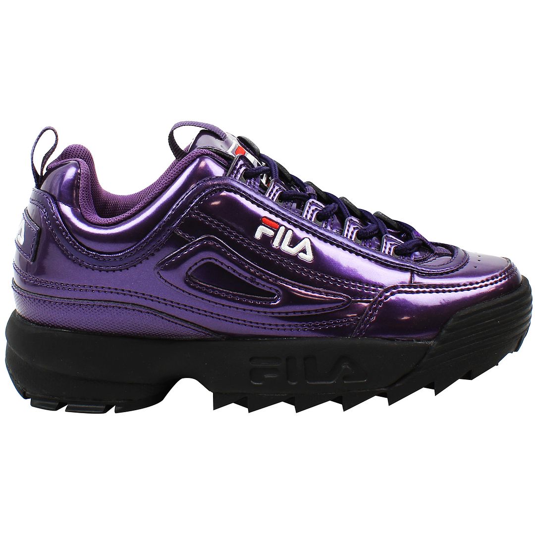 Fila Disruptor M Low Womens Purple Trainers