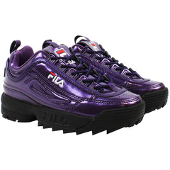 Fila Disruptor M Low Womens Purple Trainers