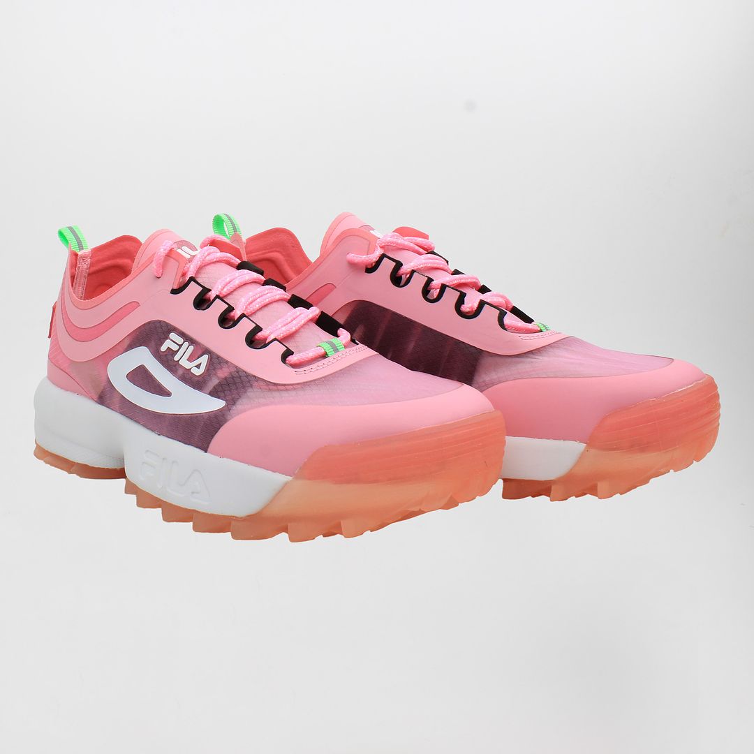 Fila Disruptor Run CB Womens Pink Trainers NO BOX