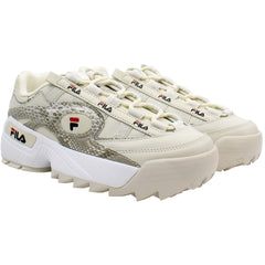 Fila D-Formation A Womens Beige Trainers