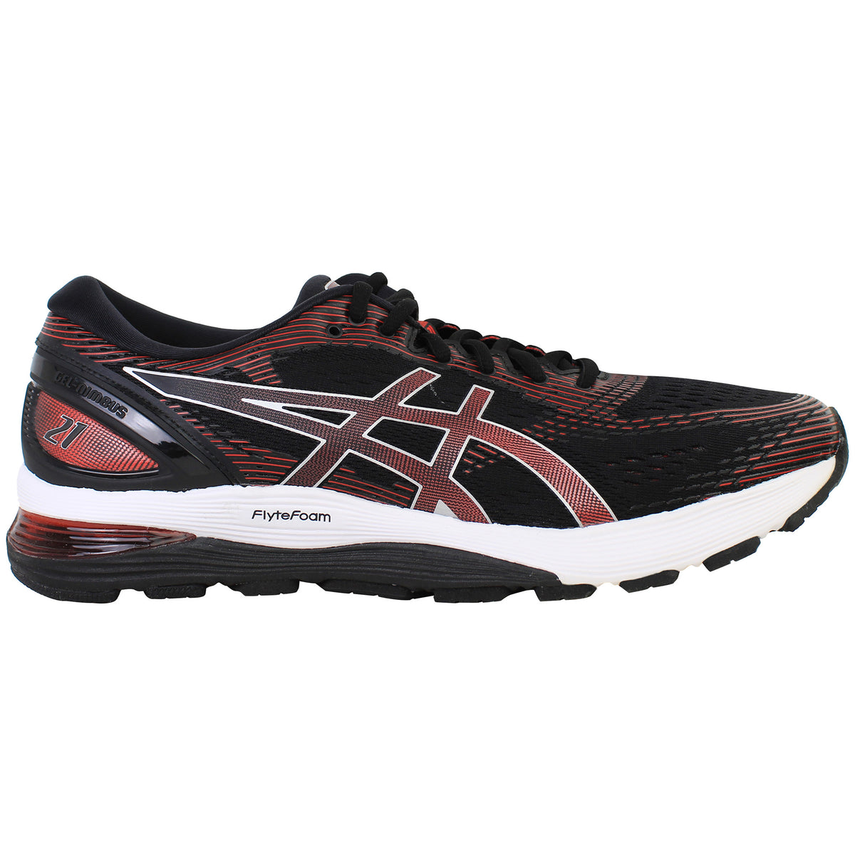 Asics Gel-Nimbus 21 Mens Black Running Shoes