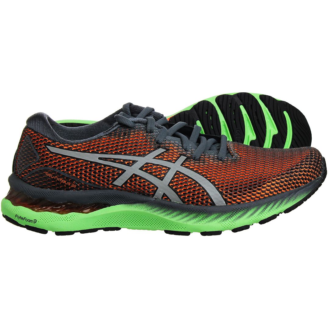 Asics Gel-Nimbus 23 Lite-Show Mens Orange Running Trainers