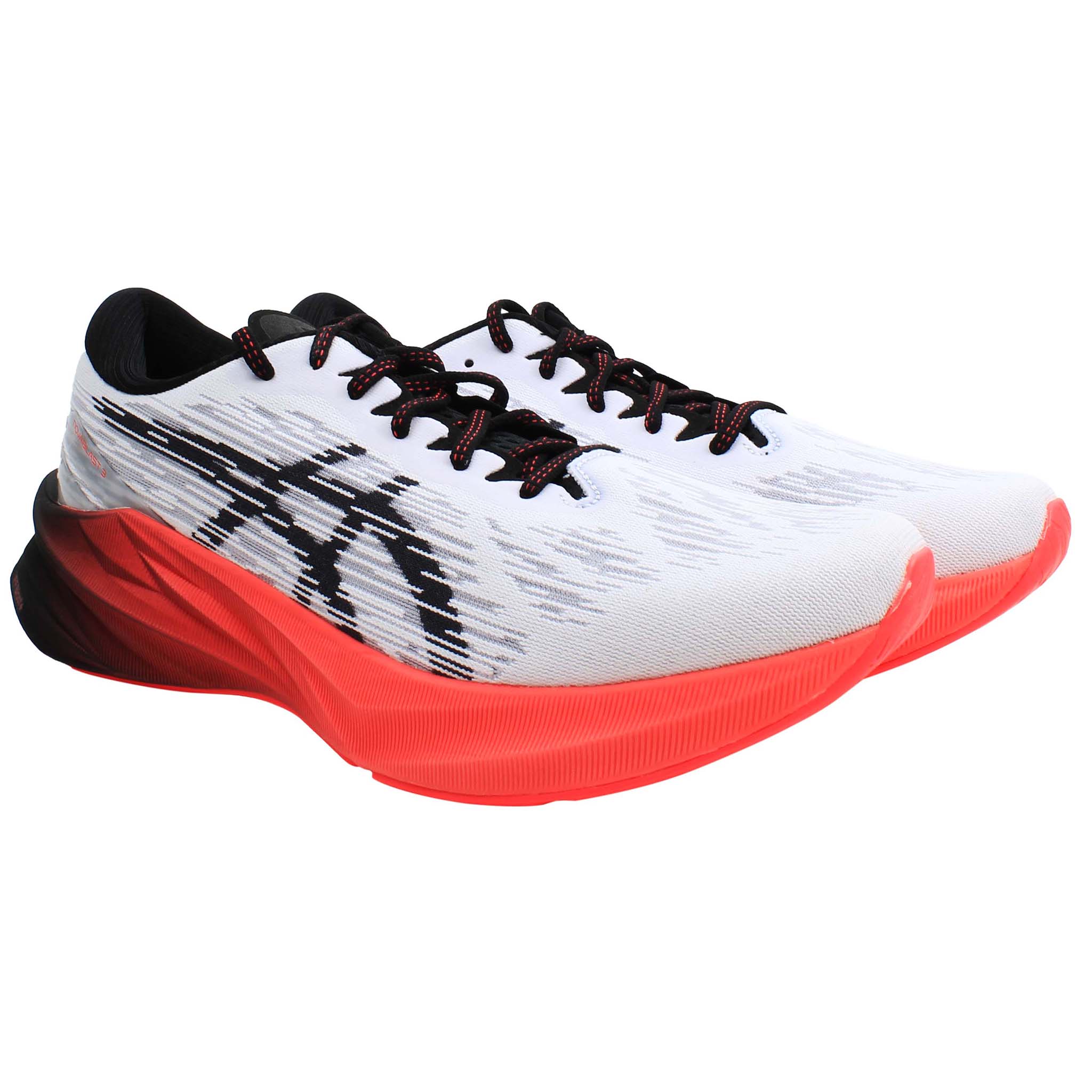 Asics Novablast 3 Mens White Running Shoes