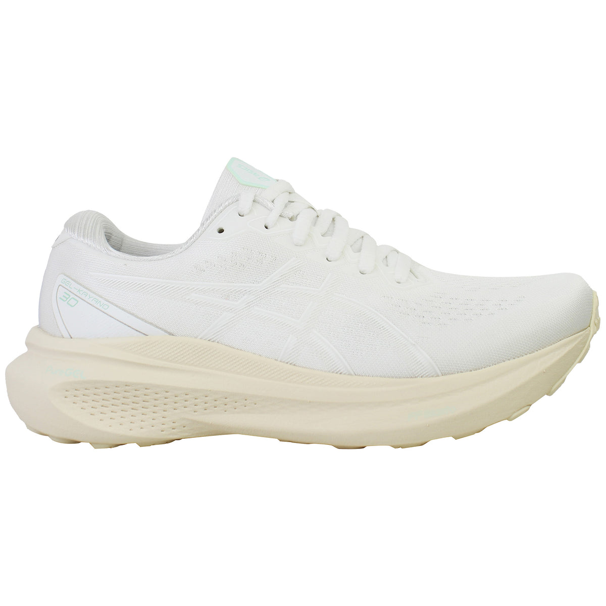 Asics Gel-Kayano 30 Mens White Running Shoes