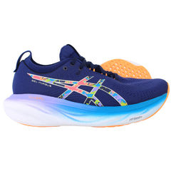 Asics Gel-Nimbus 25 Lite-Show Mens Navy Running Shoes