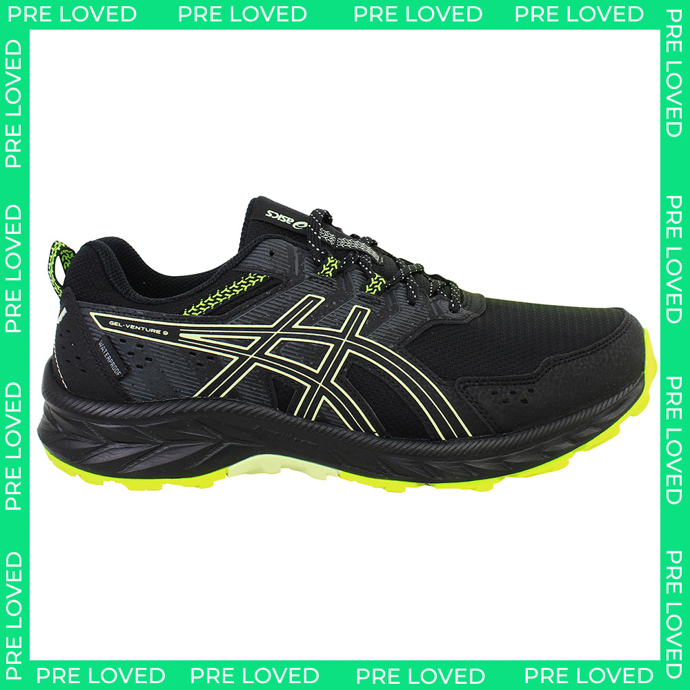 Asics Gel-Venture 9 Waterproof Mens Black Running Shoes NO BOX