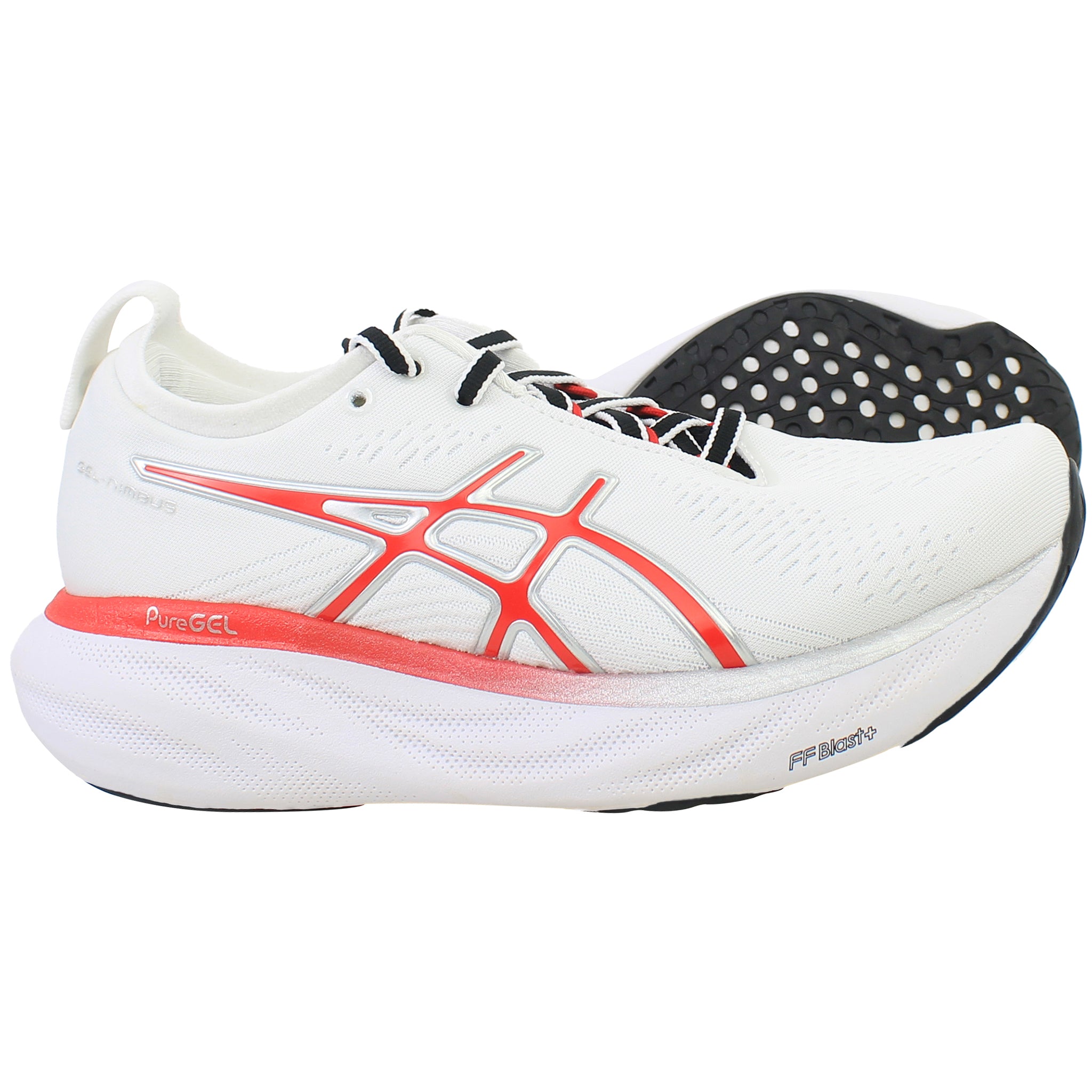 Asics Gel-Nimbus 25 Anniversary Mens White Running Shoes